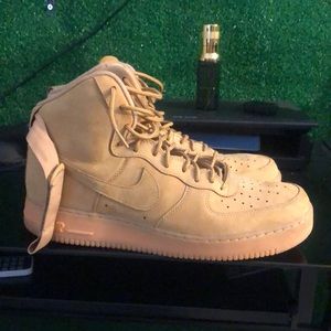Air Force one high wheat, size 13